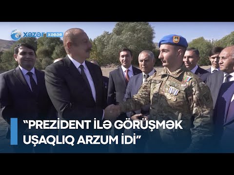 Prezident ilə görüşmək uşaqlıq arzum idi – 19 yaşlı Vətən Müharibəsi Qəhrəmanı