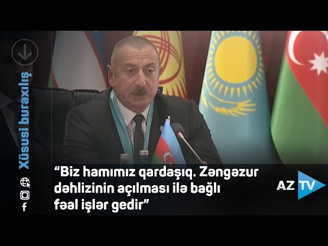 “Biz hamımız qardaşıq. Zəngəzur dəhlizinin açılması ilə bağlı fəal işlər gedir”