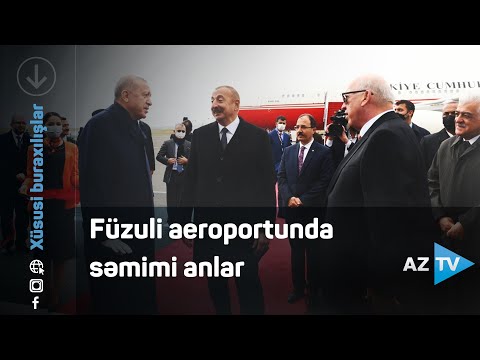 Füzuli aeroportunda səmimi anlar