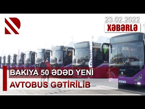 Bakıya 50 ədəd yeni avtobus gətirilib