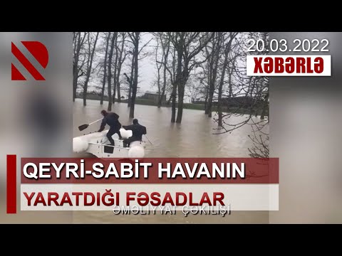 Masallıda güclü yağışla əlaqədar ətraf əraziləri su basıb
