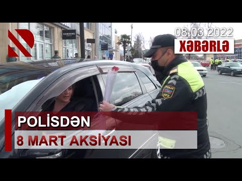 Polisdən 8 Mart aksiyası – Zaqatalada yol polisi xanım sürücü və piyadaları təbrik edib
