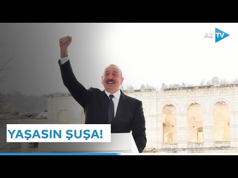 Şuşada qürur dolu anlar