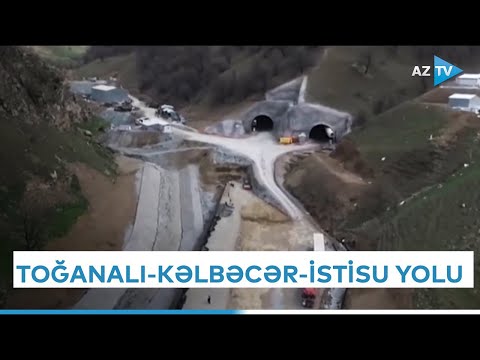 Toğanalı-Kəlbəcər-İstisu avtomobil yolunun tikintisi davam edir